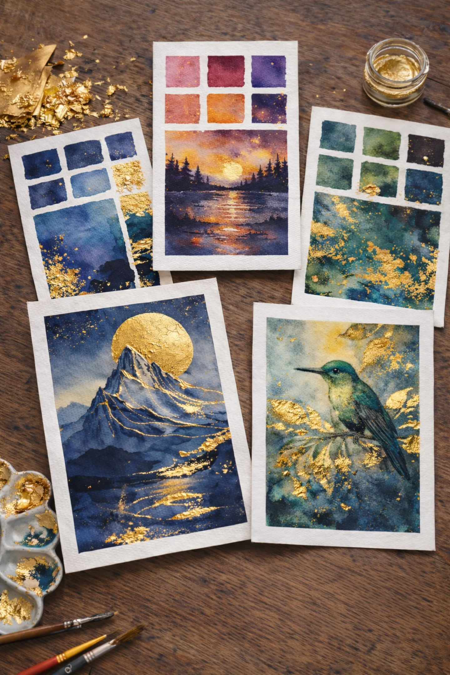 Bonus 2: Color pairings for gold